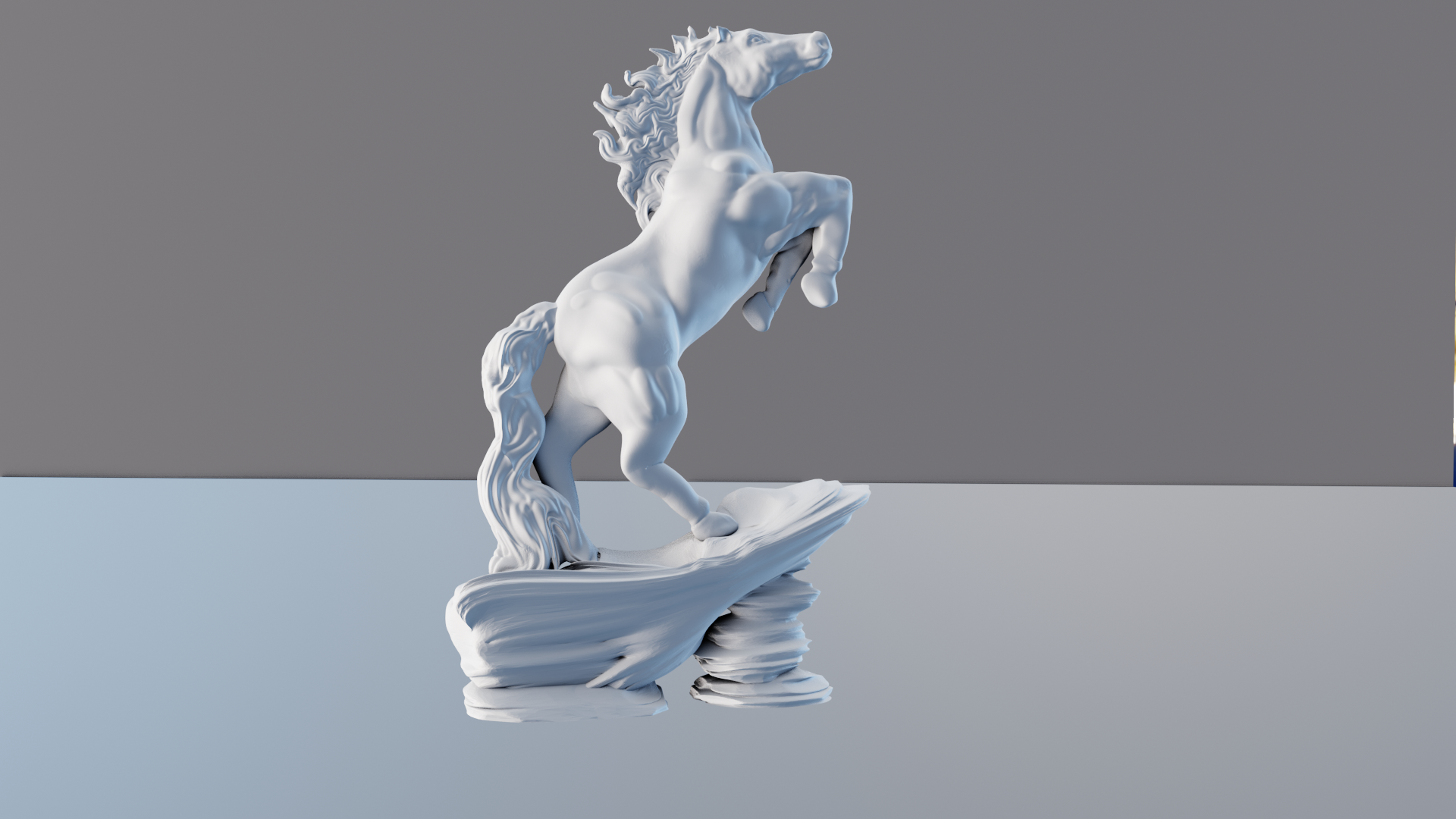 Horse statue stl